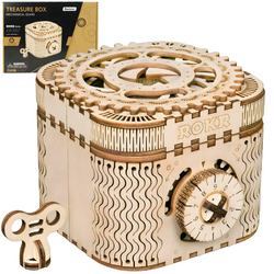 ROBOTIME 3D Wooden Puzzle - Treasure Chest