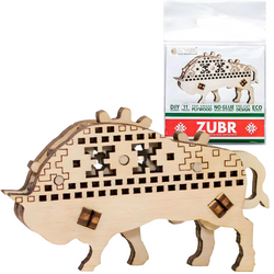 EWA Wooden 3D Puzzle - Bison