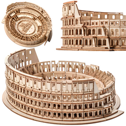 Little Story Wooden Model 3D Puzzles DIY - Colosseum