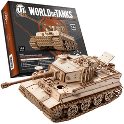 Little Story Wooden Model 3D Puzzle - Tank Tiger M1