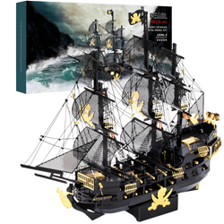 Piececool Metal Puzzle 3D Model - Black Pearl Ship