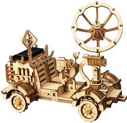 ROBOTIME Wooden Solar Energy Vehicle - Rambler rover