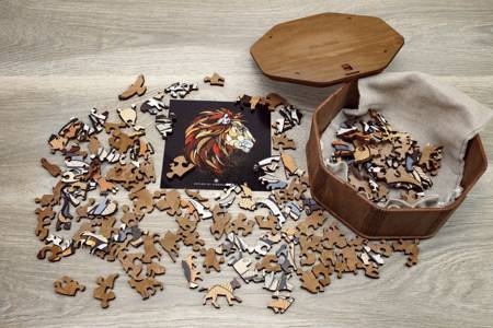 EWA Wooden 2D Puzzle - Lion Puzzle