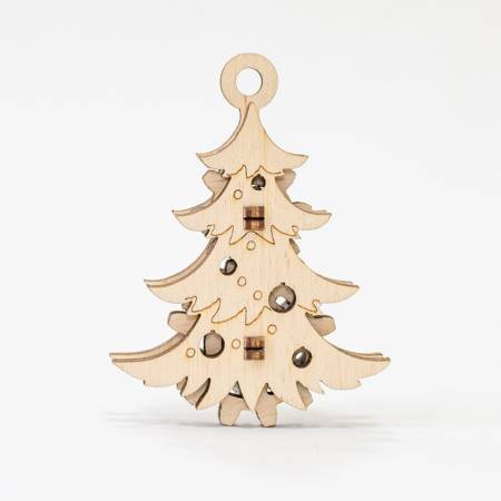 EWA Wooden 3D Puzzle - Christmas Tree