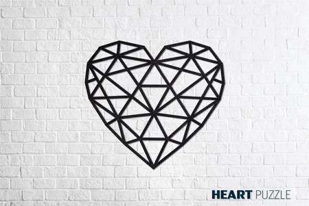 EWA Wooden 3D Puzzle - Heart Decoration