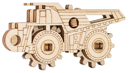 EWA Wooden 3D Puzzle - Little Belaz