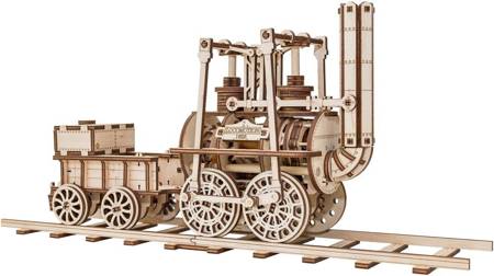 EWA Wooden 3D Puzzle - Steam Locomotive