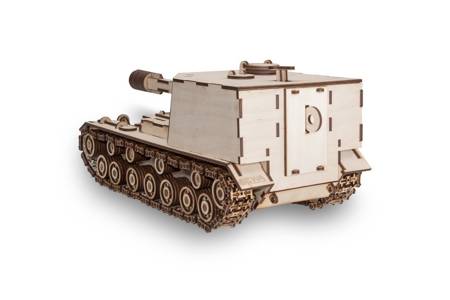 EWA Wooden 3D Puzzle - Tank SAU-212