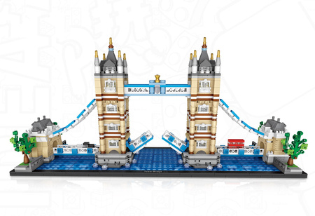 LOZ Construction Blocks for Kids Tower Bridge