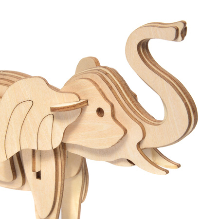 Little Story Wooden Model 3D Puzzle - Elephant