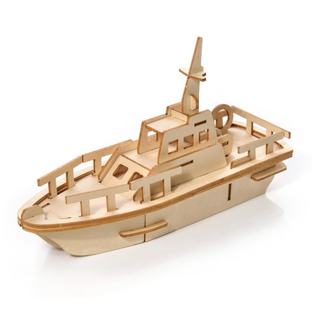 Little Story Wooden Model 3D Puzzle - Yacht