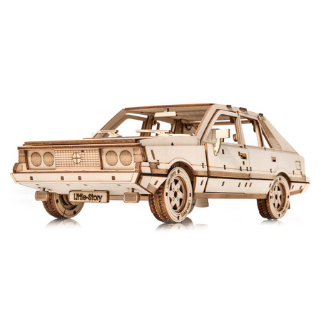 Little Story Wooden Model 3D Puzzles DIY - FSO Polonez 1500