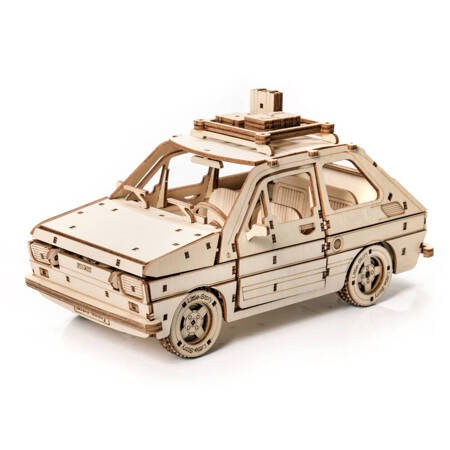 Little Story Wooden Model 3D Puzzles DIY - Fiat 126P