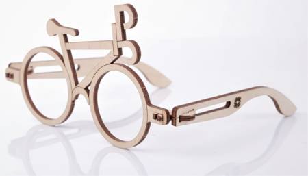 Mr.Playwood Wooden 3D Puzzle - Bike Glasses