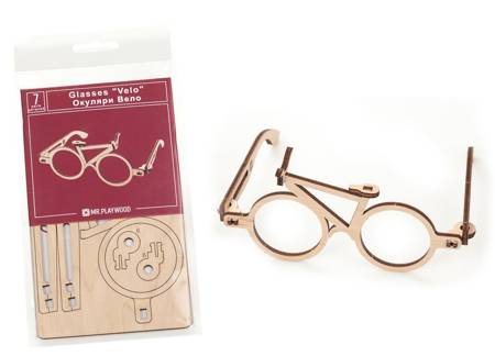 Mr.Playwood Wooden 3D Puzzle - Bike Glasses