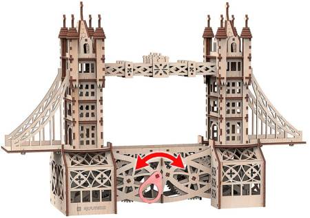 Mr.Playwood Wooden 3D Puzzle - Tower Bridge