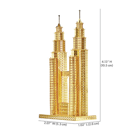 Piececool Metal Puzzle 3D Model - Petronas Towers