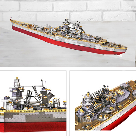 Piececool Metal Puzzle 3D Model - Richelieu Battle Ship