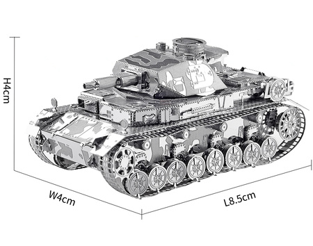 Piececool Metal Puzzle 3D Model - Tank IV