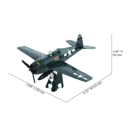 Piececool Puzzle Metal 3D Model - Grumman F6F Hellcat Airplane