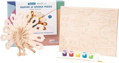 ROBOTIME 3D Painting Puzzle - Peacock