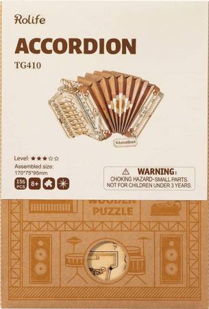 ROBOTIME 3D Wooden Puzzle - Accordion