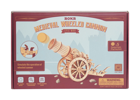 ROBOTIME 3D Wooden Puzzle - Cannon