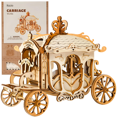 ROBOTIME 3D Wooden Puzzle - Carriage