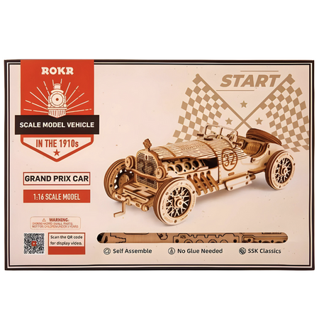 ROBOTIME 3D Wooden Puzzle - Classic Car