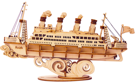 ROBOTIME 3D Wooden Puzzle - Cruise Ship