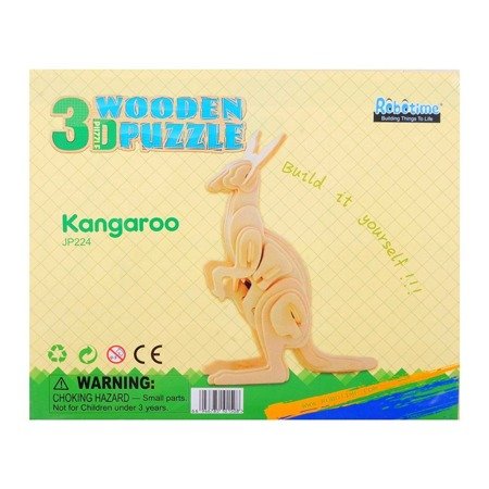 ROBOTIME 3D Wooden Puzzle - Kangaroo