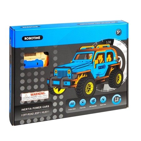 ROBOTIME 3D Wooden Puzzle - Moving Off-Road Car