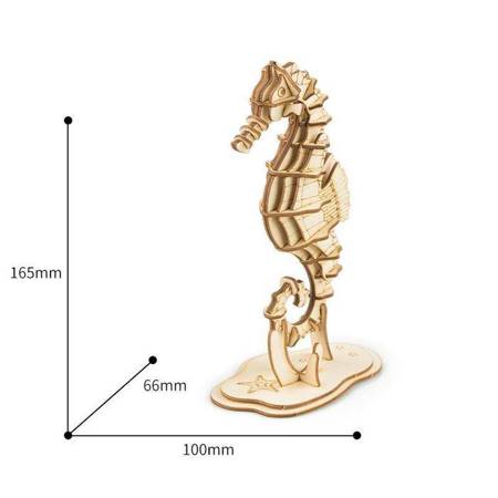 ROBOTIME 3D Wooden Puzzle - Seahorse