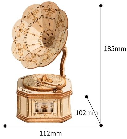 ROBOTIME 3D Wooden Puzzle - Turntable