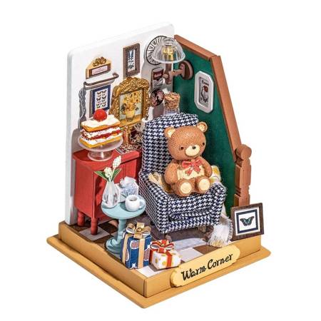 ROBOTIME Foldable 3D Wooden Model - Holiday Room