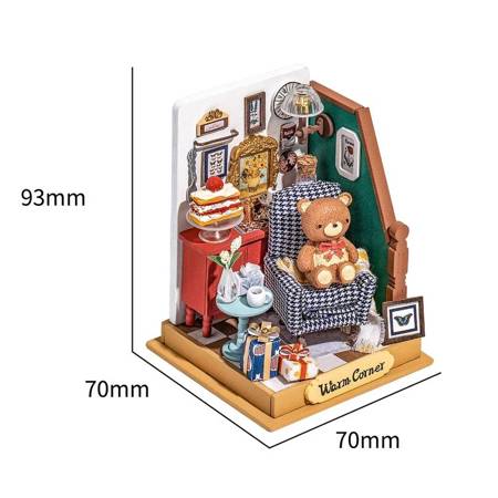 ROBOTIME Foldable 3D Wooden Model - Holiday Room