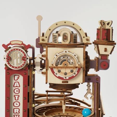 ROBOTIME Wooden 3D Puzzle - Ball Race Track Chocolate Factory