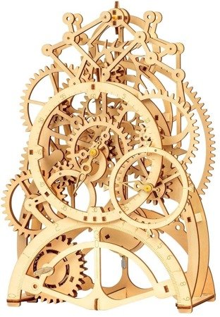 ROBOTIME Wooden 3D Puzzle - Clock with Pendulum