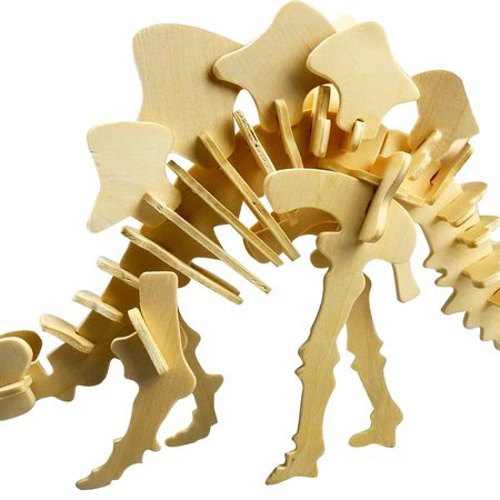 ROBOTIME Wooden 3D Puzzle - Dinosaur Stegosaurus