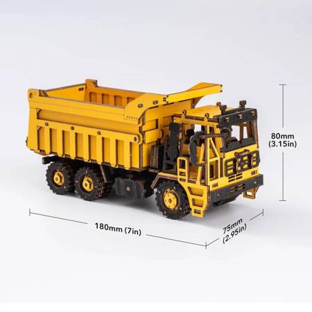 ROBOTIME Wooden 3D Puzzle - Dump truck