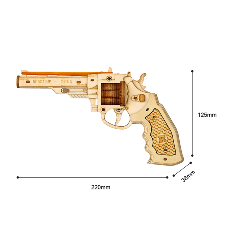 ROBOTIME Wooden 3D Puzzle - Gun M60