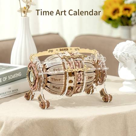 ROBOTIME Wooden 3D Puzzle - Mechanical Calendar