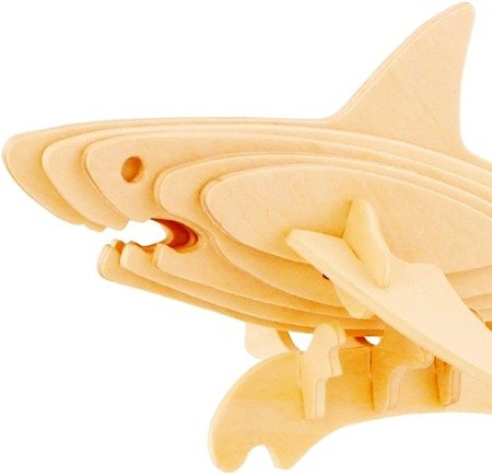 ROBOTIME Wooden 3D Puzzle - Shark