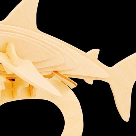 ROBOTIME Wooden 3D Puzzle - Shark