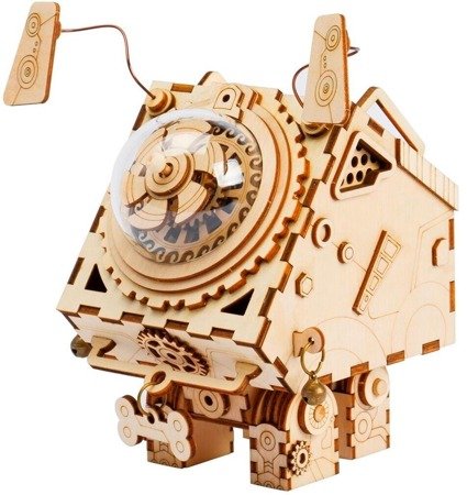 ROBOTIME Wooden 3D Puzzle - Steampunk Posse Dog