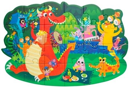 ROBOTIME Wooden Puzzle Coloring Book Dragon