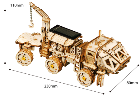 ROBOTIME Wooden Solar Energy Vehicle - Navitas