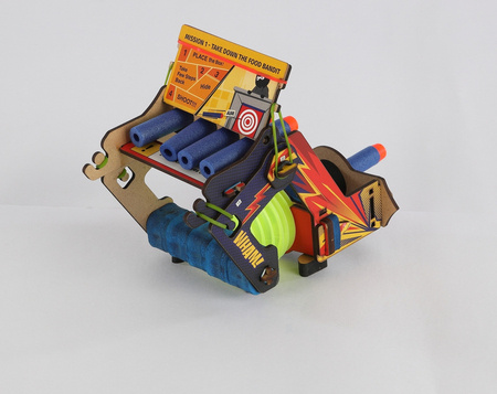 Smartivity Wooden Mechanical 3D Puzzle - Air Gun