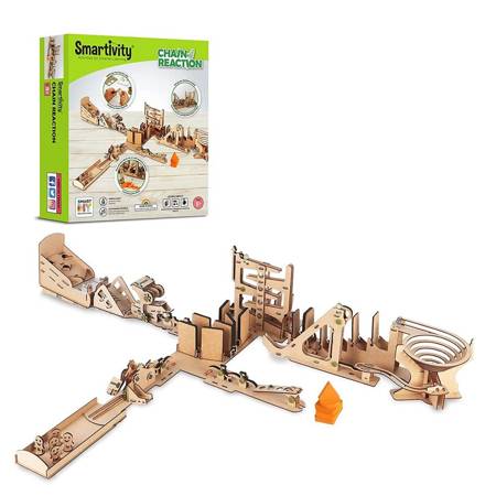 Smartivity Wooden Mechanical 3D Puzzle - Chain Reactions