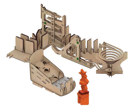 Smartivity Wooden Mechanical 3D Puzzle - Chain Reactions